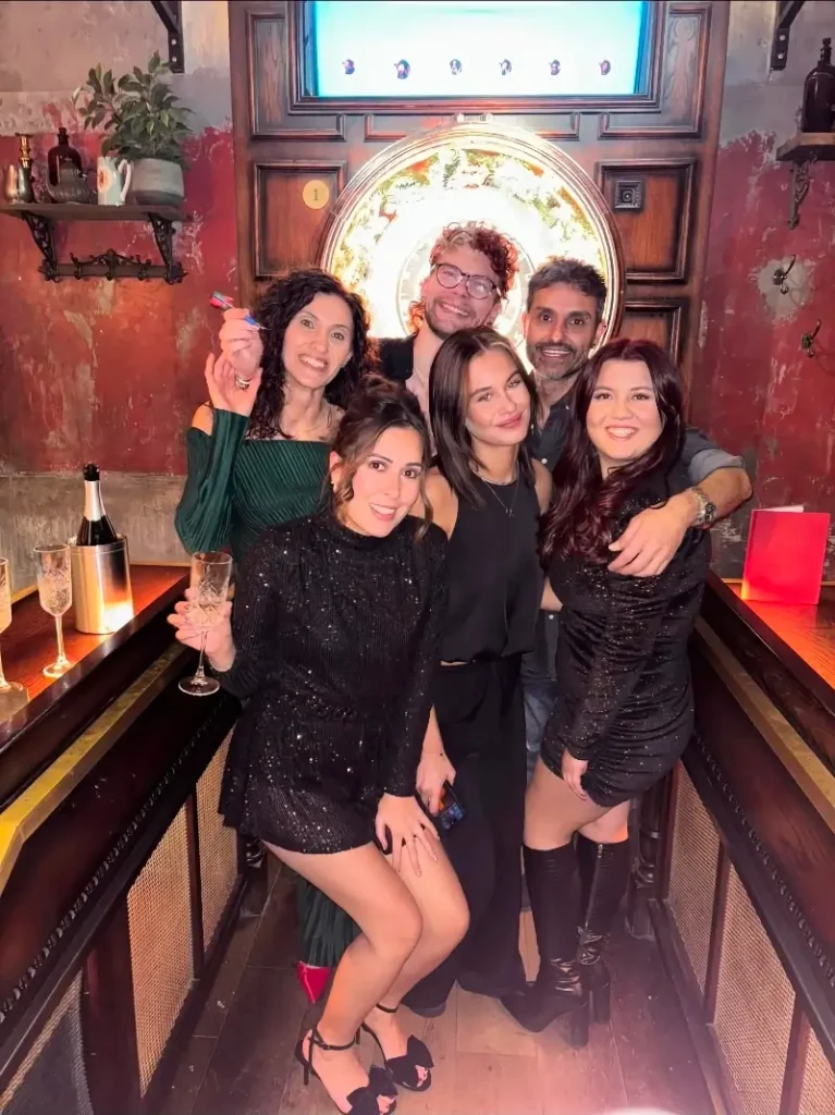 Joseph Ferraro Hair team celebrating