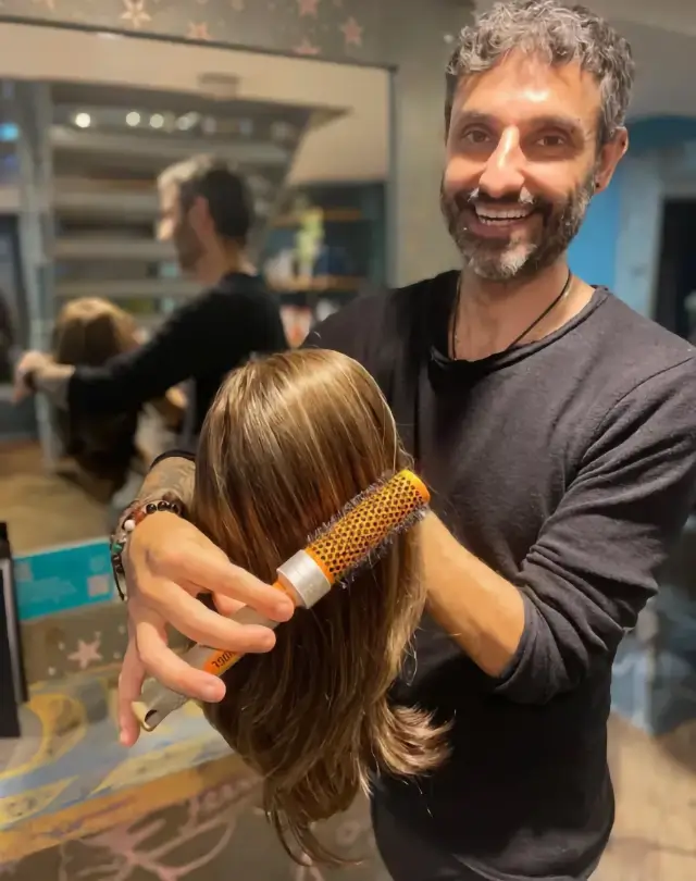 Joseph Ferraro with bespoke wig