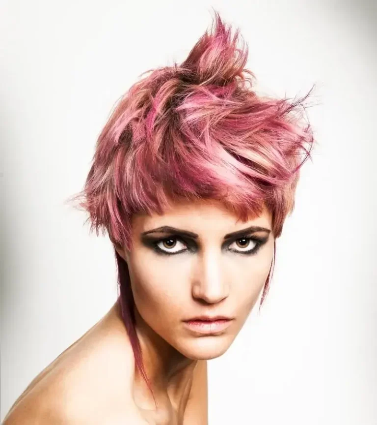 Textured tousled pixie crop with soft curtain bangs, Modern Muse hair collection by Joseph Ferraro Hair